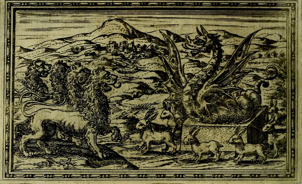 An illustration from Delle allusioni, imprese, et emblemi del Sig. Principio Fabricii da Teramo sopra la vita, opere, et attioni di Gregorio XIII Pontefice Massimo libri VI .., 1588, leaf 323