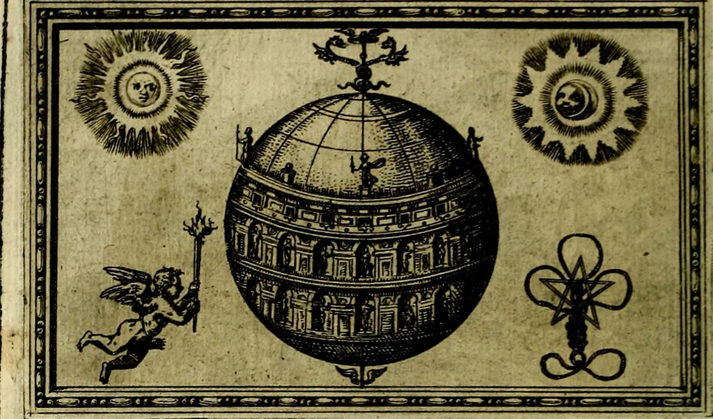 An illustration from Delle allusioni, imprese, et emblemi del Sig. Principio Fabricii da Teramo sopra la vita, opere, et attioni di Gregorio XIII Pontefice Massimo libri VI .., 1588, leaf 33