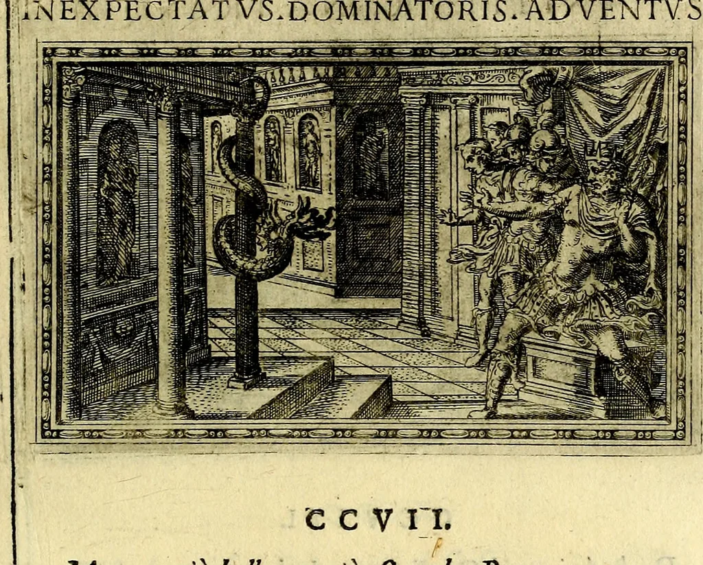 An illustration from Delle allusioni, imprese, et emblemi del Sig. Principio Fabricii da Teramo sopra la vita, opere, et attioni di Gregorio XIII Pontefice Massimo libri VI .., 1588, leaf 330