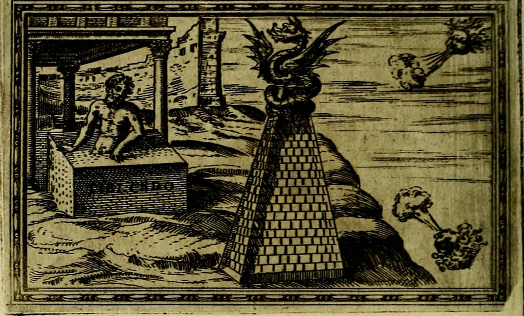 An illustration from Delle allusioni, imprese, et emblemi del Sig. Principio Fabricii da Teramo sopra la vita, opere, et attioni di Gregorio XIII Pontefice Massimo libri VI .., 1588, leaf 357
