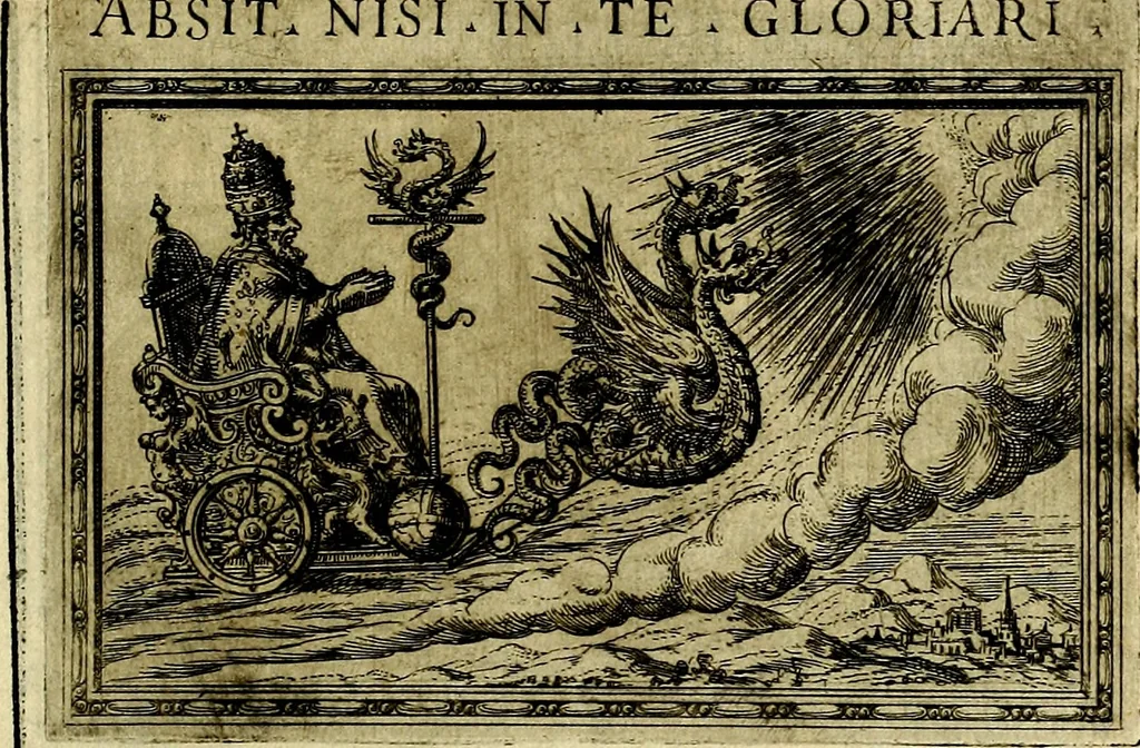 An illustration from Delle allusioni, imprese, et emblemi del Sig. Principio Fabricii da Teramo sopra la vita, opere, et attioni di Gregorio XIII Pontefice Massimo libri VI .., 1588, leaf 364