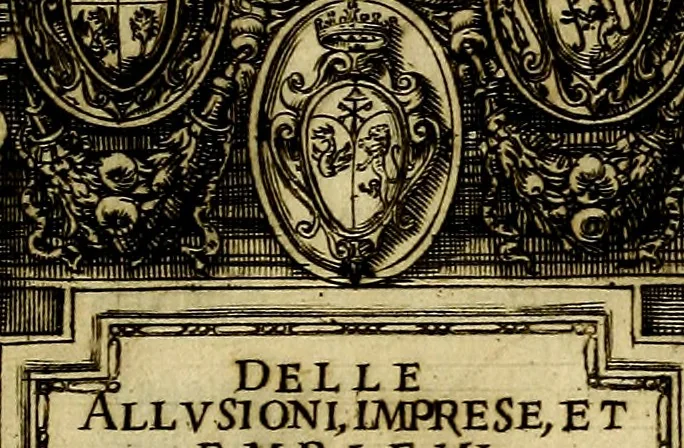An illustration from Delle allusioni, imprese, et emblemi del Sig. Principio Fabricii da Teramo sopra la vita, opere, et attioni di Gregorio XIII Pontefice Massimo libri VI .., 1588, leaf 4