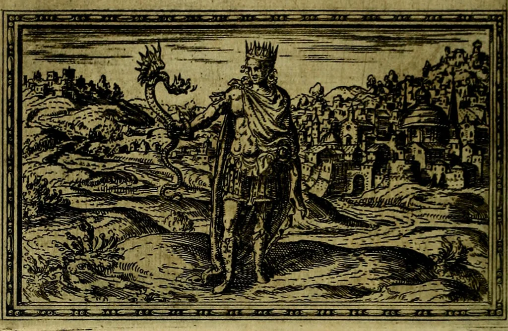An illustration from Delle allusioni, imprese, et emblemi del Sig. Principio Fabricii da Teramo sopra la vita, opere, et attioni di Gregorio XIII Pontefice Massimo libri VI .., 1588, leaf 41