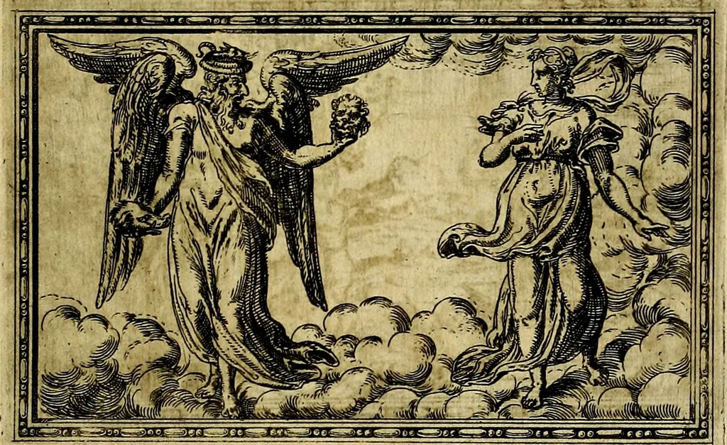 An illustration from Delle allusioni, imprese, et emblemi del Sig. Principio Fabricii da Teramo sopra la vita, opere, et attioni di Gregorio XIII Pontefice Massimo libri VI .., 1588, leaf 46