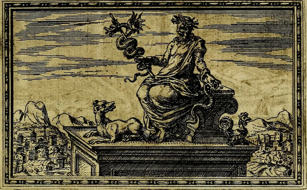 An illustration from Delle allusioni, imprese, et emblemi del Sig. Principio Fabricii da Teramo sopra la vita, opere, et attioni di Gregorio XIII Pontefice Massimo libri VI .., 1588, leaf 70