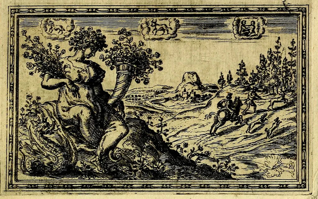 An illustration from Delle allusioni, imprese, et emblemi del Sig. Principio Fabricii da Teramo sopra la vita, opere, et attioni di Gregorio XIII Pontefice Massimo libri VI .., 1588, leaf 82