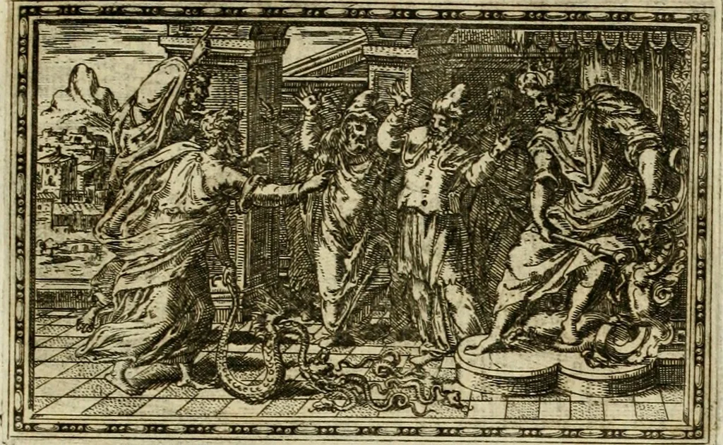 An illustration from Delle allvsioni, imprese, et emblemi del Sig. Principio Fabricii da Teramo sopra la vita, opere, et attioni di Gregorio XIII pontefice massimo, libri VI : nei quali sotto l'allegoria del drago, arme del detto pontefice, si descriue anco la uera forma d'un principe Christiano .., 1588, leaf 142