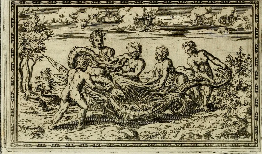 An illustration from Delle allvsioni, imprese, et emblemi del Sig. Principio Fabricii da Teramo sopra la vita, opere, et attioni di Gregorio XIII pontefice massimo, libri VI : nei quali sotto l'allegoria del drago, arme del detto pontefice, si descriue anco la uera forma d'un principe Christiano .., 1588, leaf 185