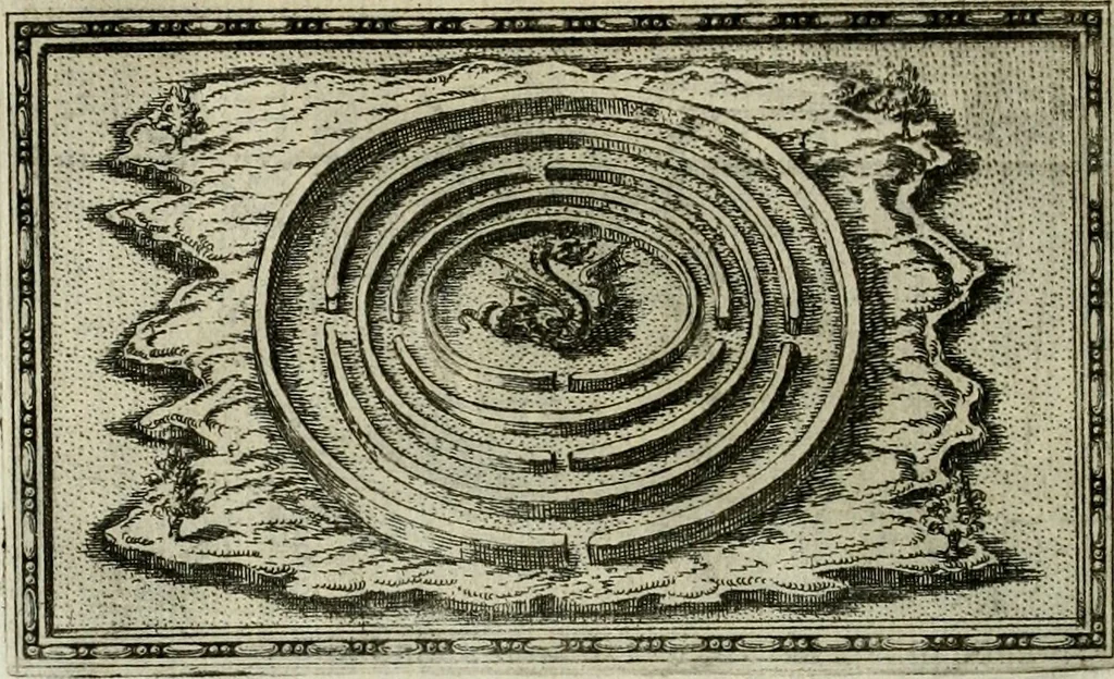 An illustration from Delle allvsioni, imprese, et emblemi del Sig. Principio Fabricii da Teramo sopra la vita, opere, et attioni di Gregorio XIII pontefice massimo, libri VI : nei quali sotto l'allegoria del drago, arme del detto pontefice, si descriue anco la uera forma d'un principe Christiano .., 1588, leaf 219