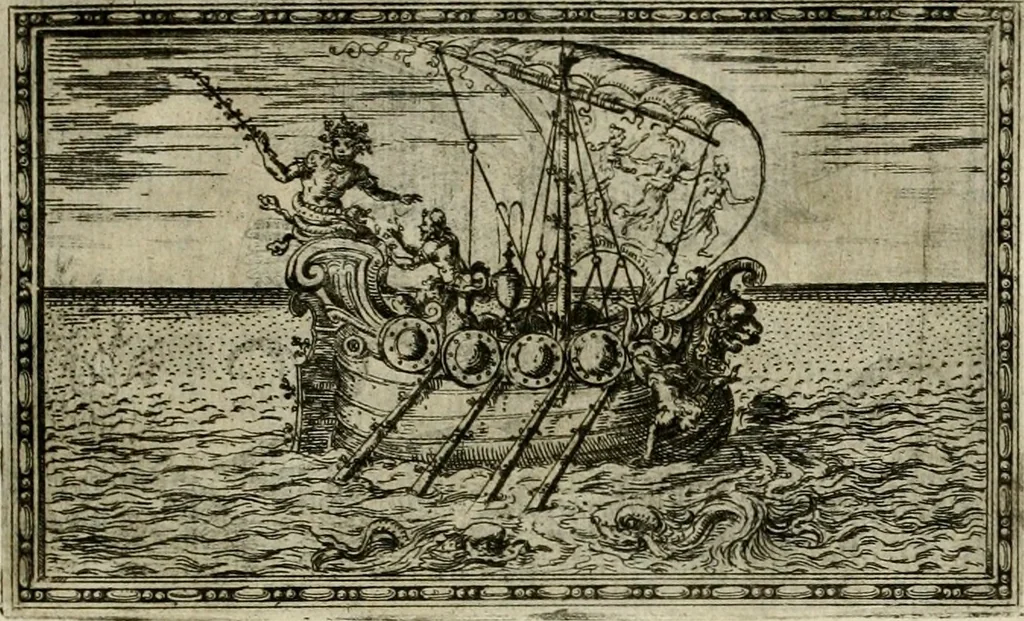 An illustration from Delle allvsioni, imprese, et emblemi del Sig. Principio Fabricii da Teramo sopra la vita, opere, et attioni di Gregorio XIII pontefice massimo, libri VI : nei quali sotto l'allegoria del drago, arme del detto pontefice, si descriue anco la uera forma d'un principe Christiano .., 1588, leaf 238