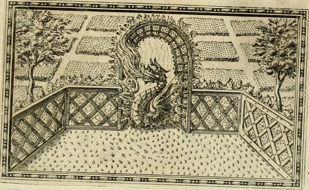 An illustration from Delle allvsioni, imprese, et emblemi del Sig. Principio Fabricii da Teramo sopra la vita, opere, et attioni di Gregorio XIII pontefice massimo, libri VI : nei quali sotto l'allegoria del drago, arme del detto pontefice, si descriue anco la uera forma d'un principe Christiano .., 1588, leaf 278