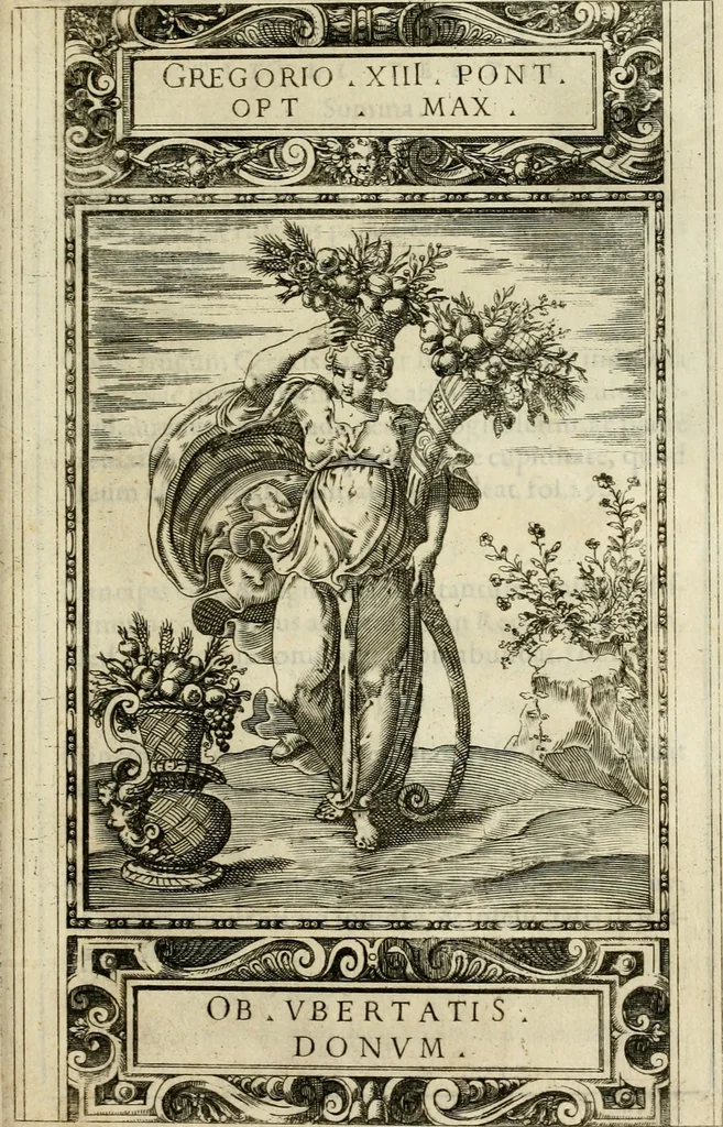 An illustration from Delle allvsioni, imprese, et emblemi del Sig. Principio Fabricii da Teramo sopra la vita, opere, et attioni di Gregorio XIII pontefice massimo, libri VI : nei quali sotto l'allegoria del drago, arme del detto pontefice, si descriue anco la uera forma d'un principe Christiano .., 1588, leaf 304