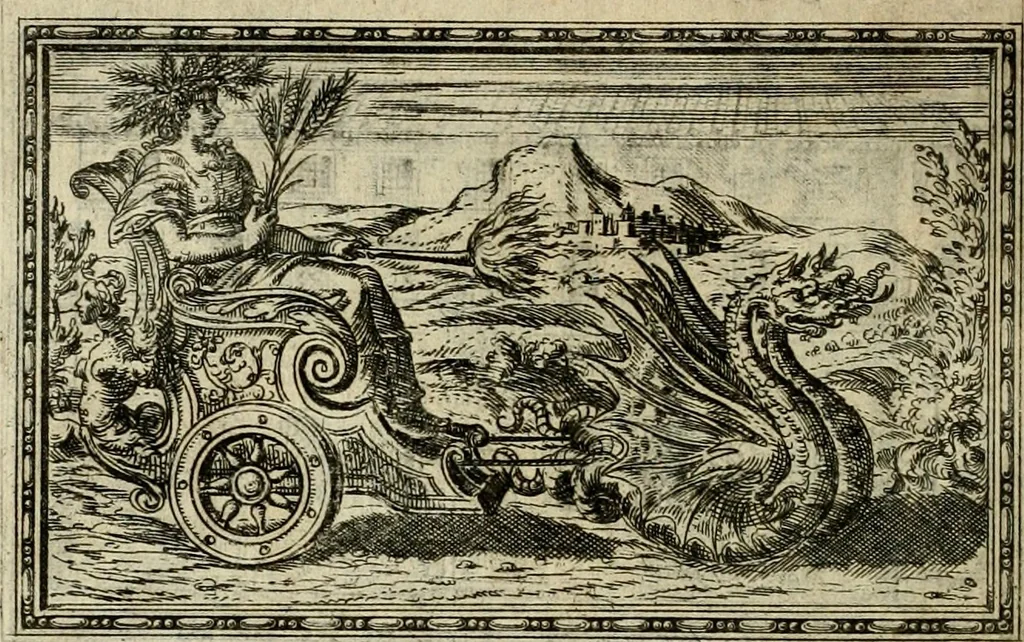 An illustration from Delle allvsioni, imprese, et emblemi del Sig. Principio Fabricii da Teramo sopra la vita, opere, et attioni di Gregorio XIII pontefice massimo, libri VI : nei quali sotto l'allegoria del drago, arme del detto pontefice, si descriue anco la uera forma d'un principe Christiano .., 1588, leaf 309