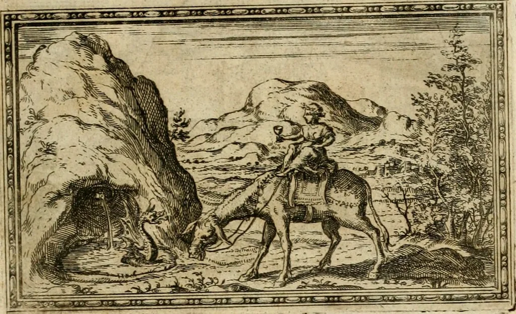 An illustration from Delle allvsioni, imprese, et emblemi del Sig. Principio Fabricii da Teramo sopra la vita, opere, et attioni di Gregorio XIII pontefice massimo, libri VI : nei quali sotto l'allegoria del drago, arme del detto pontefice, si descriue anco la uera forma d'un principe Christiano .., 1588, leaf 326