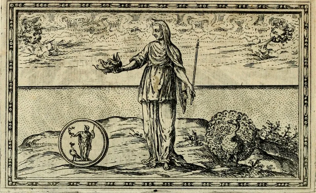 An illustration from Delle allvsioni, imprese, et emblemi del Sig. Principio Fabricii da Teramo sopra la vita, opere, et attioni di Gregorio XIII pontefice massimo, libri VI : nei quali sotto l'allegoria del drago, arme del detto pontefice, si descriue anco la uera forma d'un principe Christiano .., 1588, leaf 59