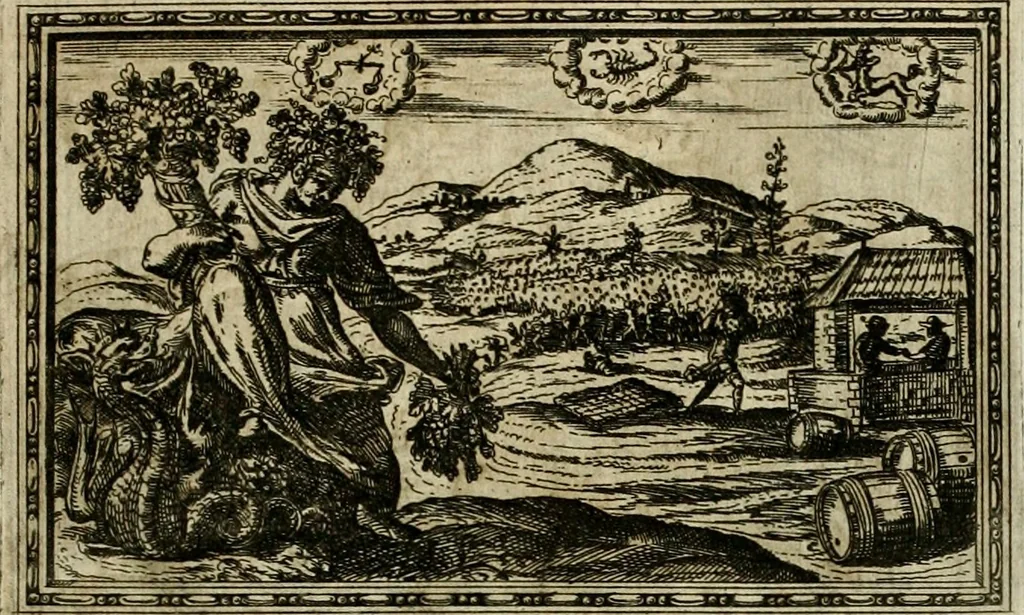 An illustration from Delle allvsioni, imprese, et emblemi del Sig. Principio Fabricii da Teramo sopra la vita, opere, et attioni di Gregorio XIII pontefice massimo, libri VI : nei quali sotto l'allegoria del drago, arme del detto pontefice, si descriue anco la uera forma d'un principe Christiano .., 1588, leaf 84