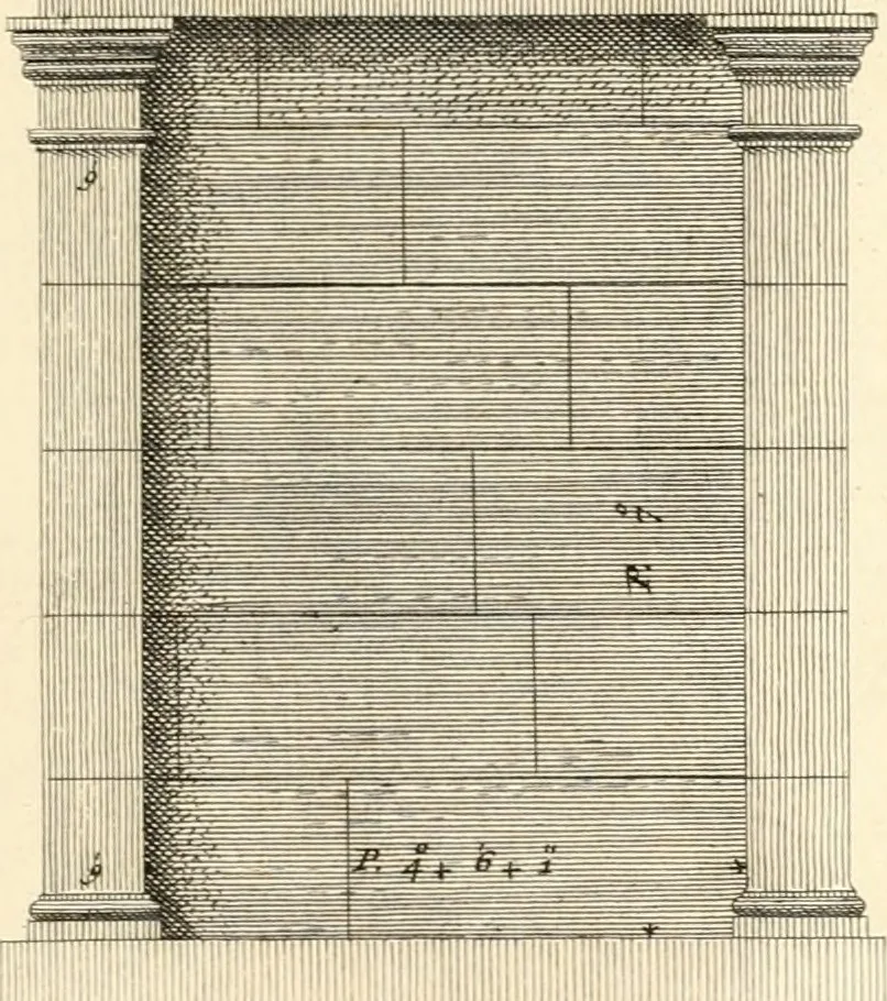 An illustration from Delle antichità di Rimino libri due, 1741, leaf 44