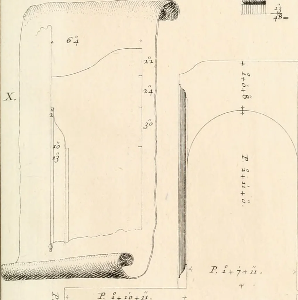 An illustration from Delle antichità di Rimino libri due, 1741, leaf 46