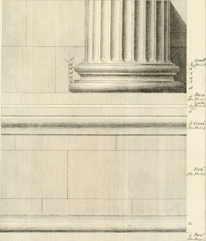 An illustration from Delle antichità di Rimino libri due, 1741, leaf 68