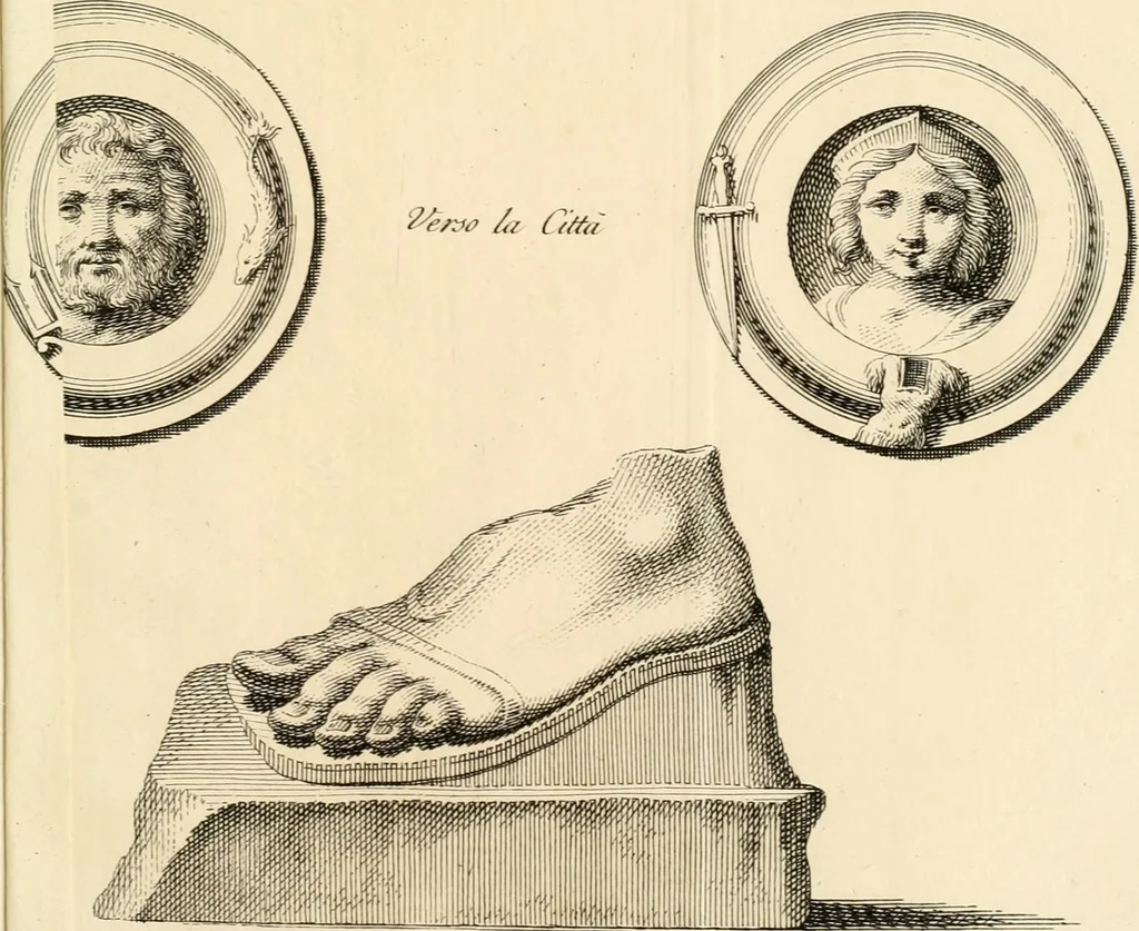 An illustration from Delle antichità di Rimino libri due, 1741, leaf 72