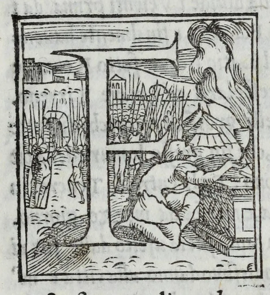 An illustration from Delle antichità della città di Roma, 1548, leaf 313