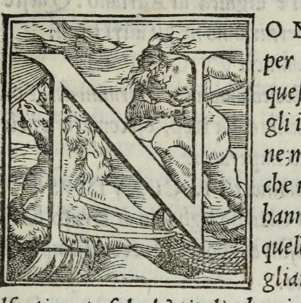 An illustration from Delle antichità della città di Roma, 1548, leaf 345