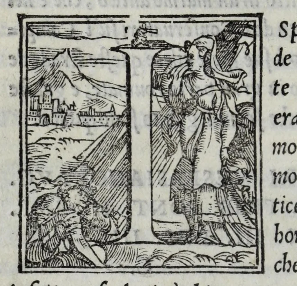 An illustration from Delle antichità della città di Roma, 1548, leaf 86