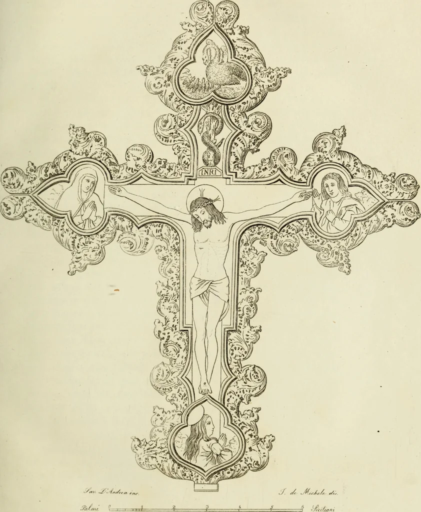 An illustration from Delle belle arti in Sicilia dai Normanni sino alla fine del secolo-[XVI], 1858, leaf 167