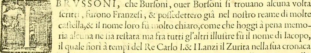 An illustration from Delle famiglie nobili Napoletane, 1580, leaf 248