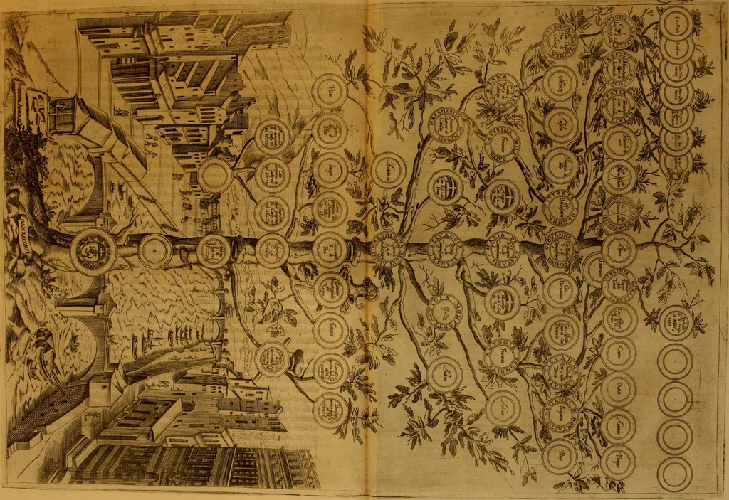 An illustration from Delle famiglie nobili Napoletane, 1580, leaf 286