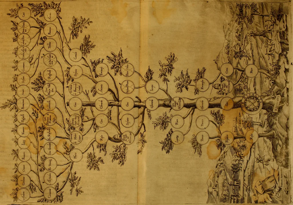 An illustration from Delle famiglie nobili Napoletane, 1580, leaf 314