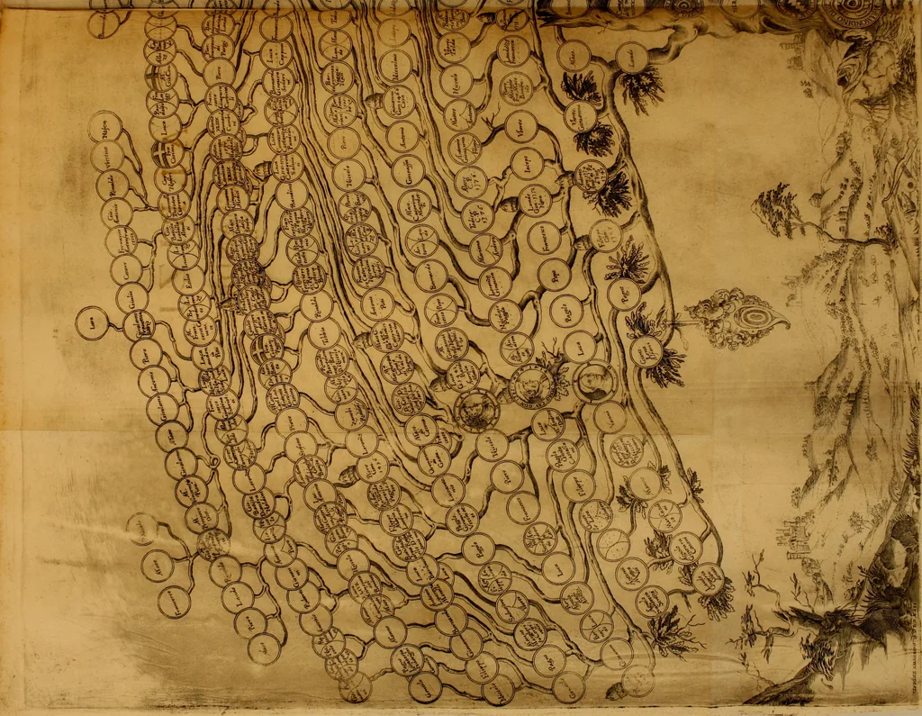 An illustration from Delle famiglie nobili Napoletane, 1580, leaf 349
