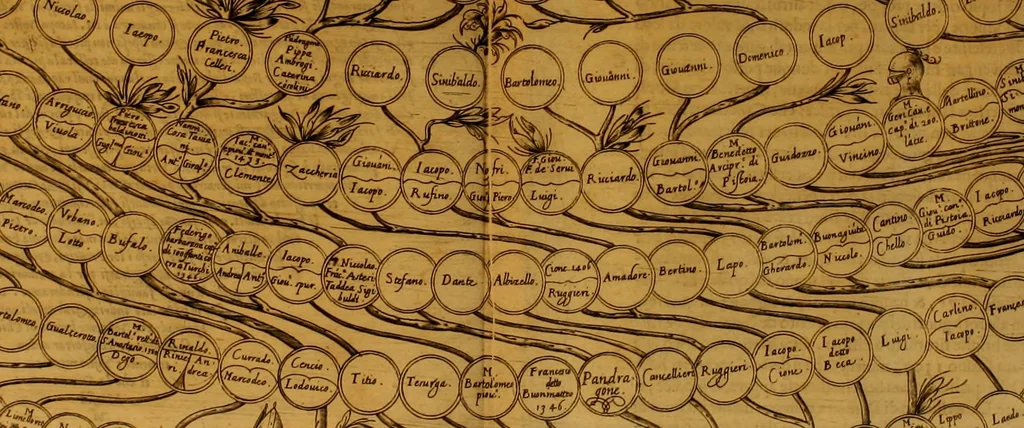 An illustration from Delle famiglie nobili Napoletane, 1580, leaf 378