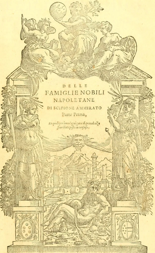 An illustration from Delle famiglie nobili Napoletane, 1580, leaf 4