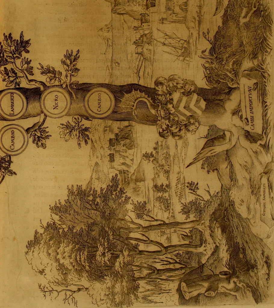 An illustration from Delle famiglie nobili Napoletane, 1580, leaf 400