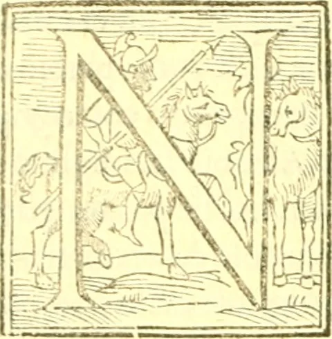An illustration from Delle famiglie nobili Napoletane, 1580, leaf 405