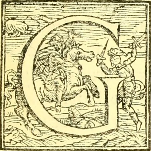 An illustration from Delle famiglie nobili Napoletane, 1580, leaf 6