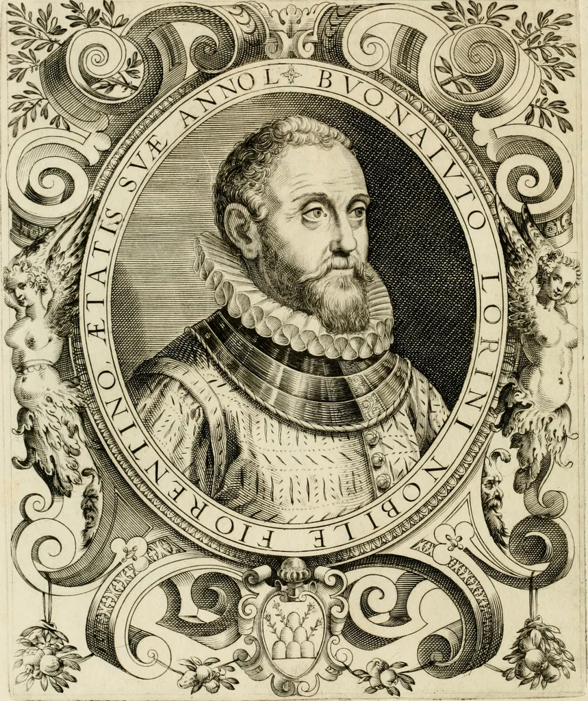 An illustration from Delle fortificationi di Bvonaivto Lorini, nobile fiorentino, libri cinque : ne' qvali si mostra con le piv facili regole la scienza con la pratica, di fortificare le citta & altri luoghi sopra diuersi siti, con tvtti gli avvertimenti, che per intelligenza di tal materia possono occorrere .., 1597, leaf 19