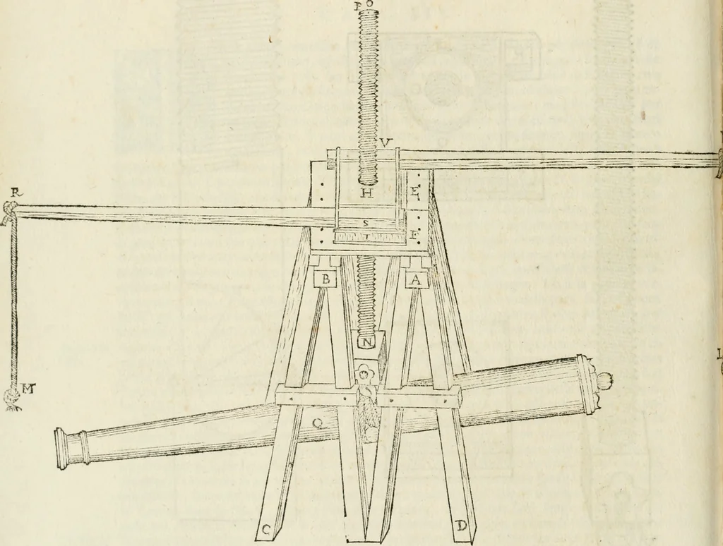 An illustration from Delle fortificationi di Bvonaivto Lorini, nobile fiorentino, libri cinque : ne' qvali si mostra con le piv facili regole la scienza con la pratica, di fortificare le citta & altri luoghi sopra diuersi siti, con tvtti gli avvertimenti, che per intelligenza di tal materia possono occorrere .., 1597, leaf 203