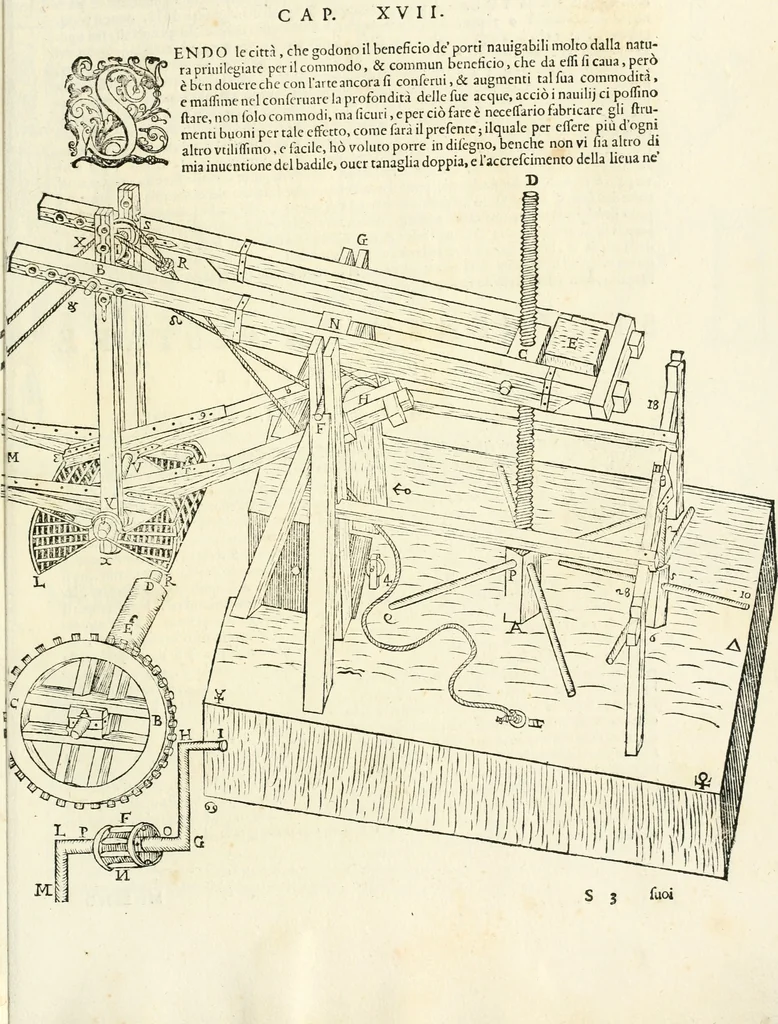 An illustration from Delle fortificationi di Bvonaivto Lorini, nobile fiorentino, libri cinque : ne' qvali si mostra con le piv facili regole la scienza con la pratica, di fortificare le citta & altri luoghi sopra diuersi siti, con tvtti gli avvertimenti, che per intelligenza di tal materia possono occorrere .., 1597, leaf 224