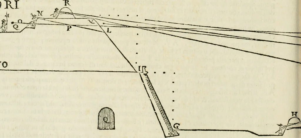 An illustration from Delle fortificationi di Bvonaivto Lorini, nobile fiorentino, libri cinque : ne' qvali si mostra con le piv facili regole la scienza con la pratica, di fortificare le citta & altri luoghi sopra diuersi siti, con tvtti gli avvertimenti, che per intelligenza di tal materia possono occorrere .., 1597, leaf 93
