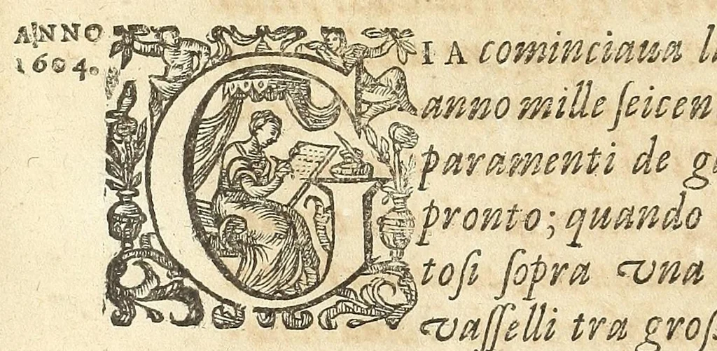 An illustration from Delle guerre di Fiandra libri VI, 1609, leaf 120