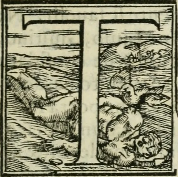 An illustration from Delle historie bresciane di M. Helia Cavriolo libri dodeci : ne' qvali si vede l'origine et antichità della città Brescia, come fv delle prime che venesse alla fede, il nvmero de martiri, et de vescovi canonizati : le gverre, i sacchi, e le rovine di qvella : tutti i suoi signori, et come peruenne sotto il felicissimo dominio venetiano, 1585, leaf 28