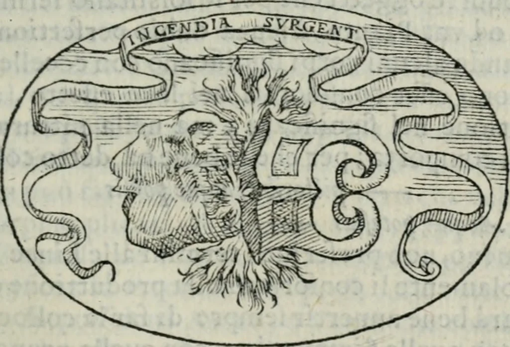 An illustration from Delle imprese trattato, 1592, leaf 126
