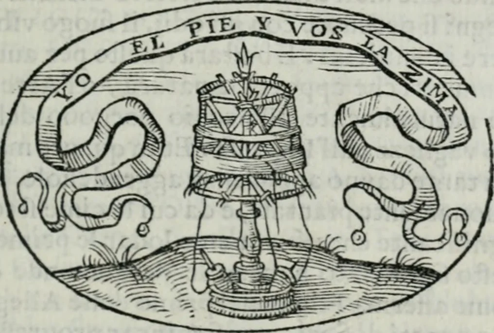 An illustration from Delle imprese trattato, 1592, leaf 140