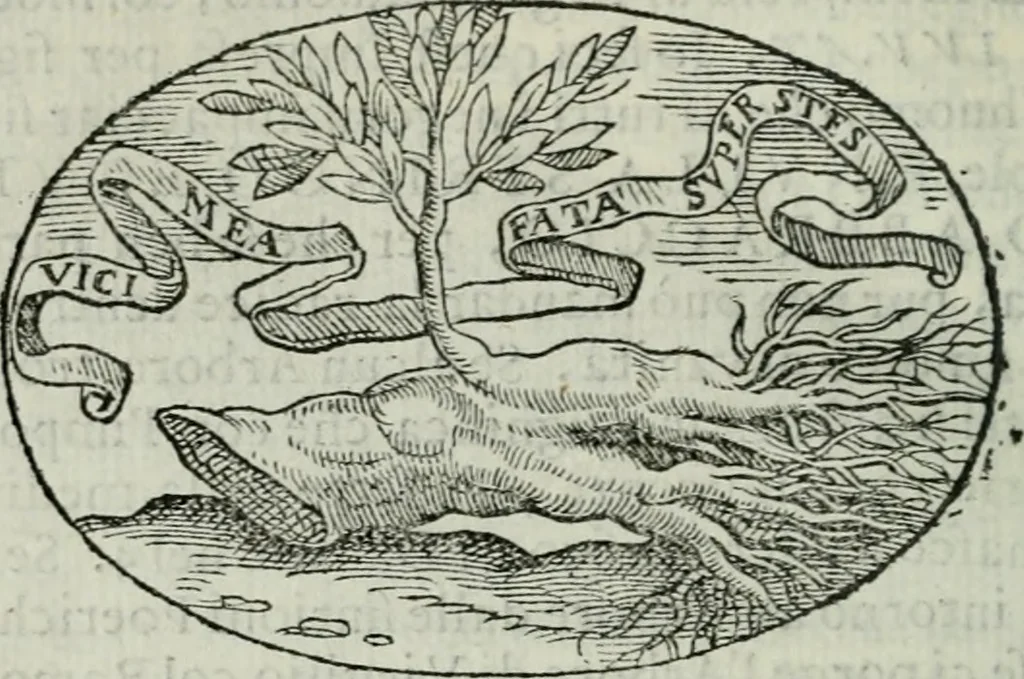 An illustration from Delle imprese trattato, 1592, leaf 143