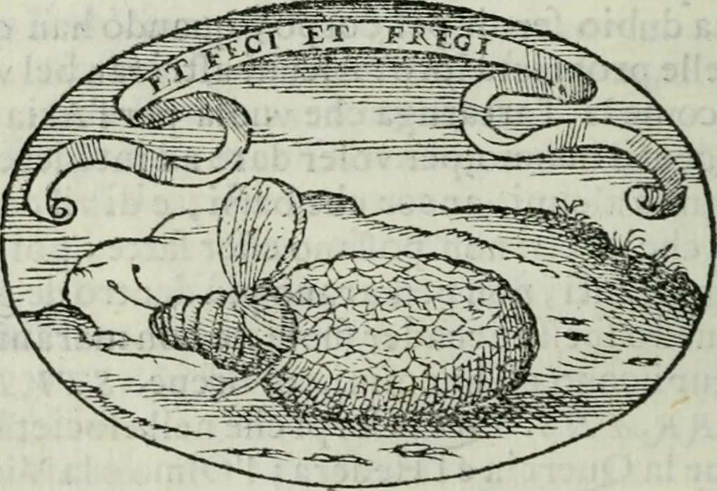 An illustration from Delle imprese trattato, 1592, leaf 145