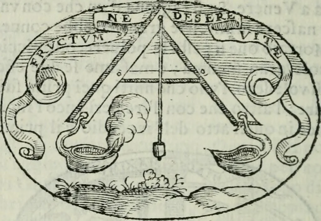 An illustration from Delle imprese trattato, 1592, leaf 161