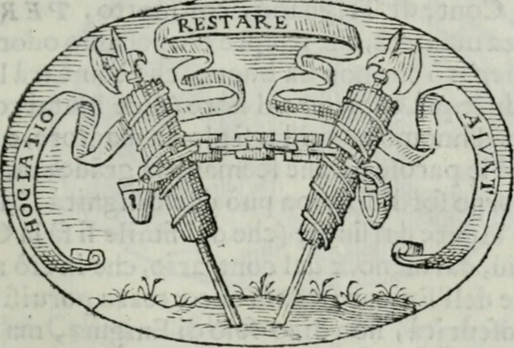 An illustration from Delle imprese trattato, 1592, leaf 162