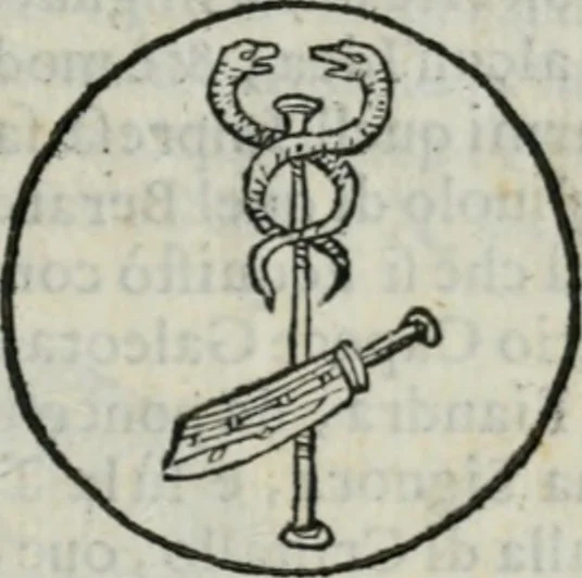 An illustration from Delle imprese trattato, 1592, leaf 168
